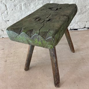 Early 19Th Century Rustic Milking Stool