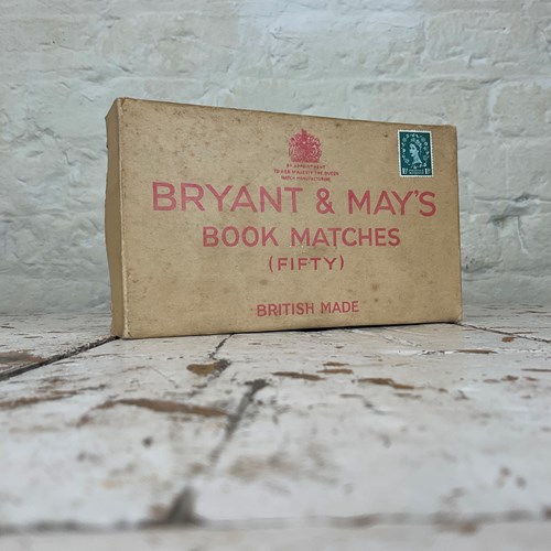 A Vintage Bryant & May’S Box Containing Original Book Matches