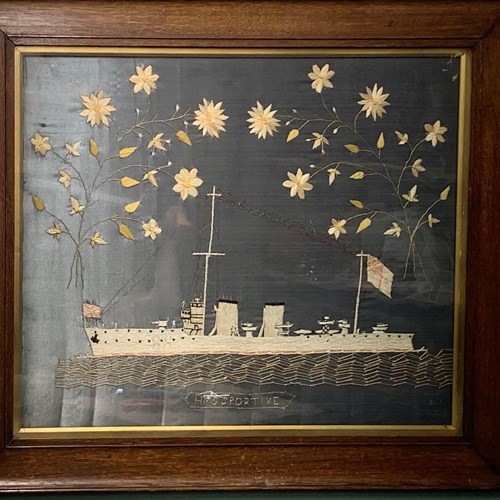 Sailors Woolwork Ship Hms Sportive