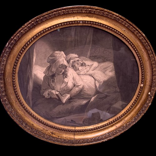 18Th Century Engraving In Its Period Frame
