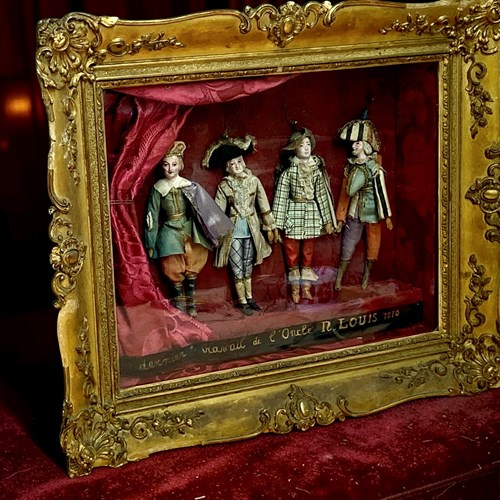 A Rae 19Th C French Theatrical Diorama