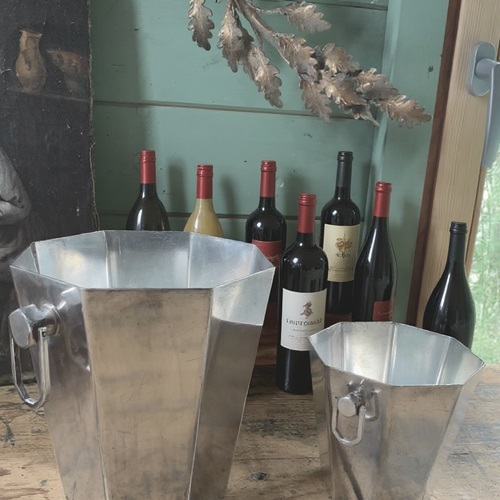 Antique French Silver Plated Wine Cooler & Ice Bucket