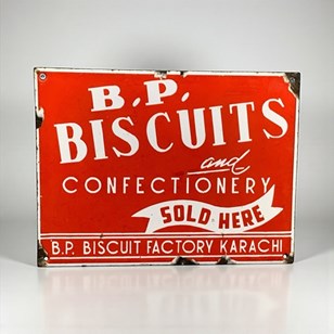 Victorian Enamel Sign For B.P Biscu...