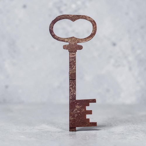 19Th C Large Forged Iron Locksmiths Trade Sign