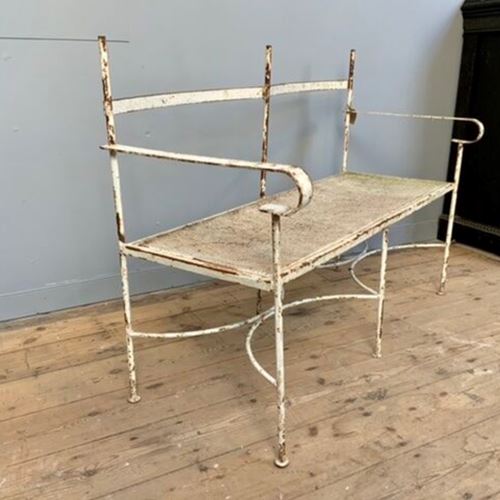 French Minimalist Garden Bench