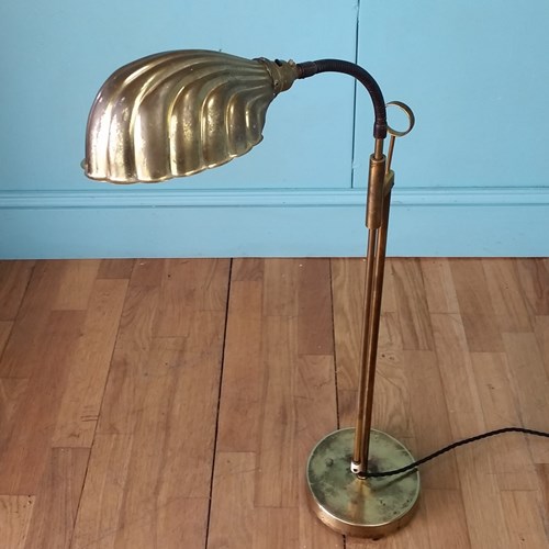 Mid Century Brass Reading Lamp