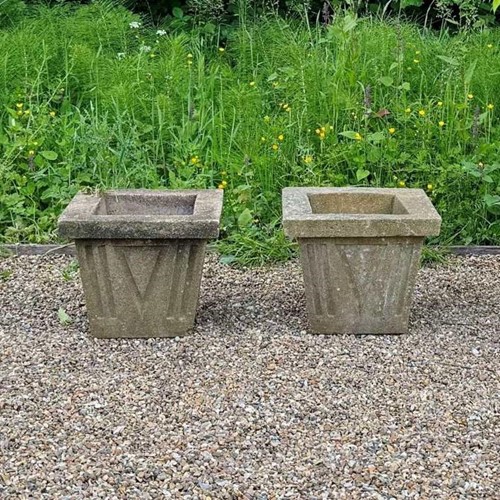 Pair of Mid-Century Planters