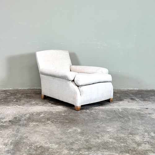 Flat Arm Deep Seated Armchair