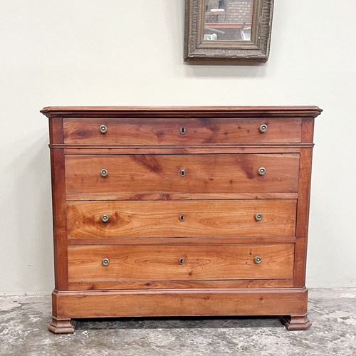 French 19Th Century Cherrywood Commode