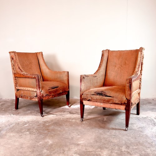Pair Of Library Chairs 