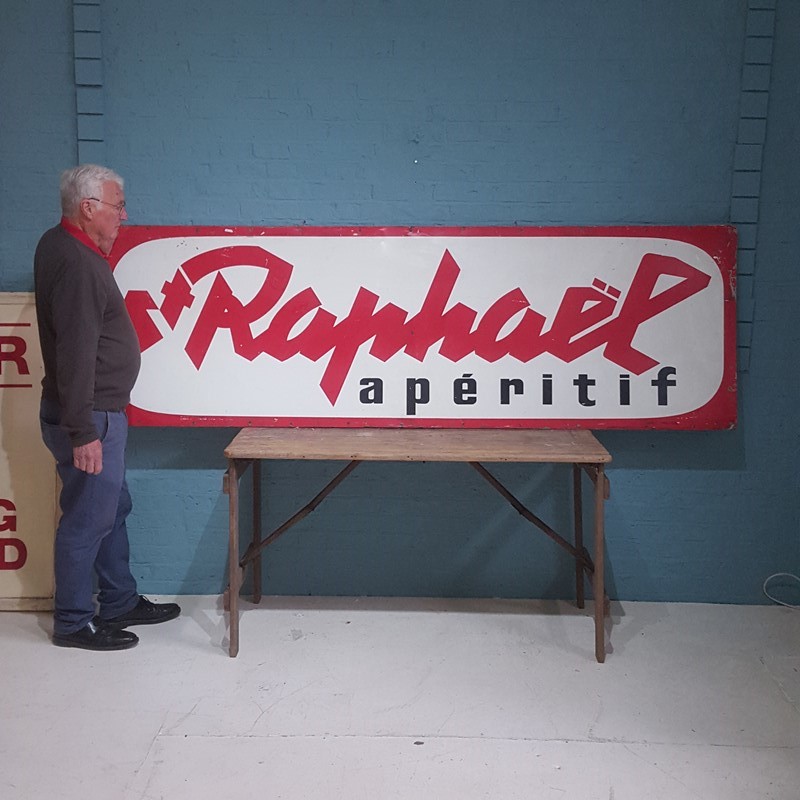 Huge 2.5mt St. Raphael 1960's Metal Sign-clockprops-20220503-151330-main-637871895420221863.jpg