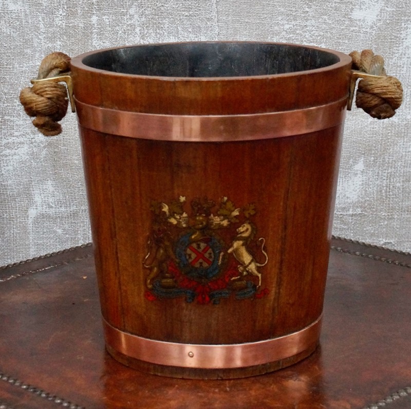 19th Century Naval Oak Fire Bucket With Royal Cres-clubhouse-interiors-ltd--dsc0644-main-637193652789549610.jpeg