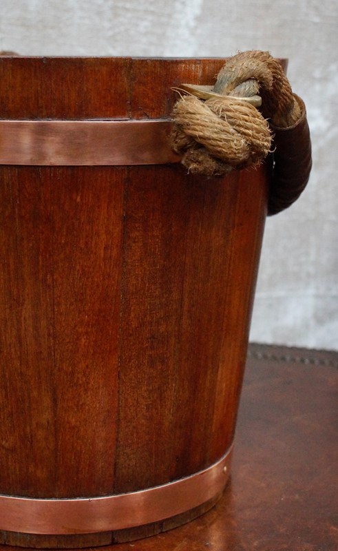 19th Century Naval Oak Fire Bucket With Royal Cres-clubhouse-interiors-ltd--dsc0653-main-637193653042360470.jpeg
