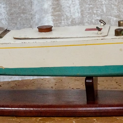Bassett Lowke Model Motor Boat By Bing British
