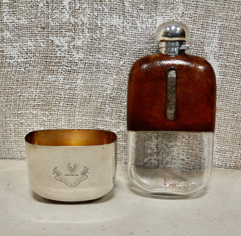 Drew & Sons Silver & Leather Bound Hip Flask-clubhouse-interiors-ltd--dsc5987-main-637594456108561067.jpeg