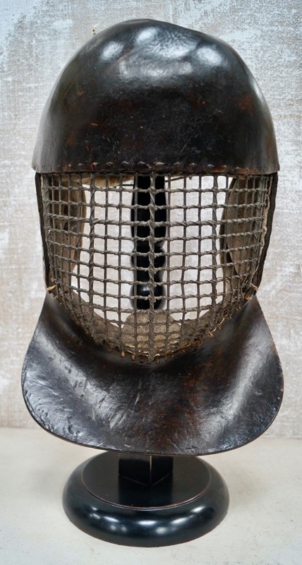 Rare Antique Japanese Kendo Mask On Stand-clubhouse-interiors-ltd--dsc6835-main-637655801891946190.jpeg