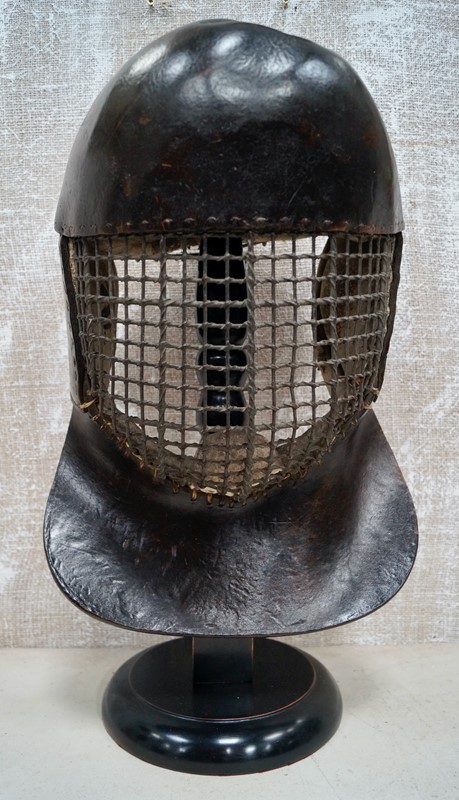 Rare Antique Japanese Kendo Mask On Stand-clubhouse-interiors-ltd--dsc6847-main-637655803574437153.jpeg