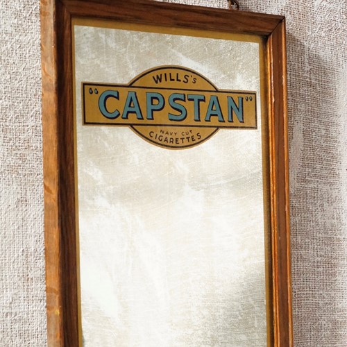 Will's Capstan Cigarette Mirror 