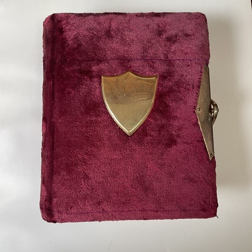 Victorian Velvet Covered Photo Album