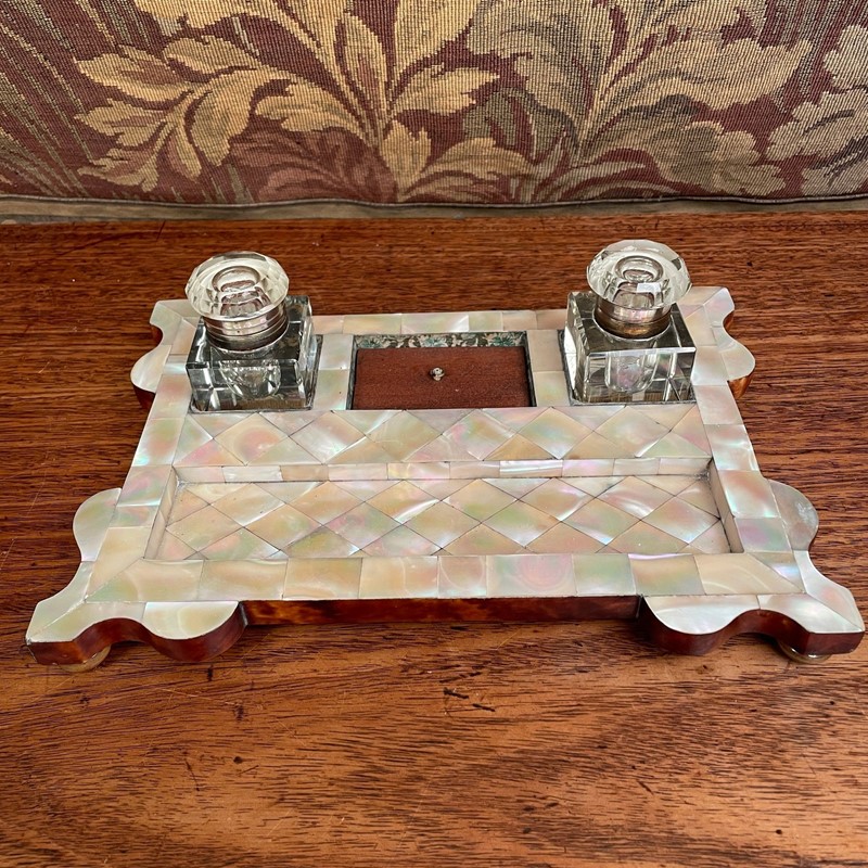 A Victorian Mother of Pearl Ink Stand-collier-antiques-0-img-4335-main-638037480100439660.jpeg