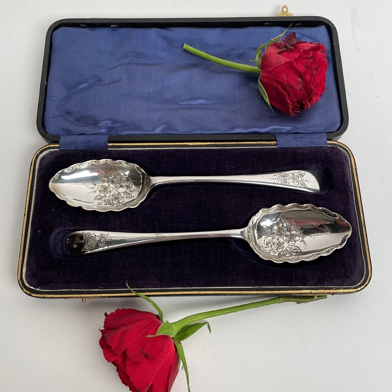 A Pair of Cased Silver Plated Spoons-collier-antiques-0-img-4898-main-638042290994821422.jpeg