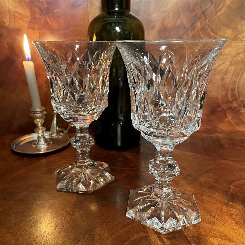 A Large Pair of Val St Lambert Wine Glasses-collier-antiques-0-img-5743--1--main-638059492299398396.jpeg