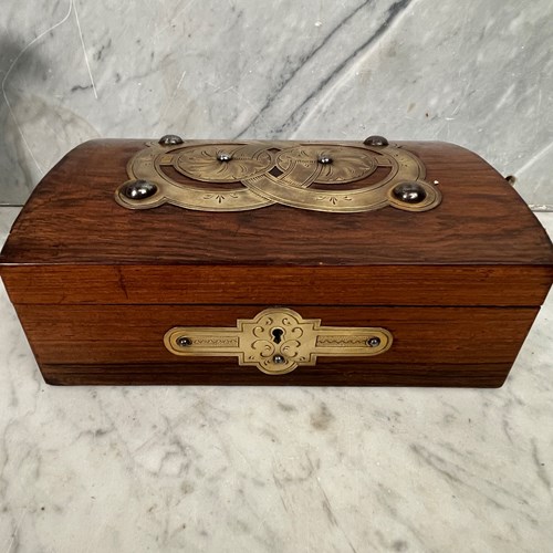 Victorian Oak Jewllery Box