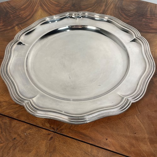 Large Silver Plated Tray Or Serving Plate