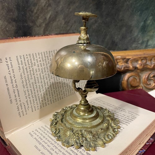 Victorian Brass Counter Bell