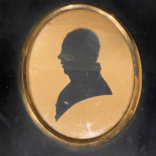 Victorian Silhouette Of A Gentleman