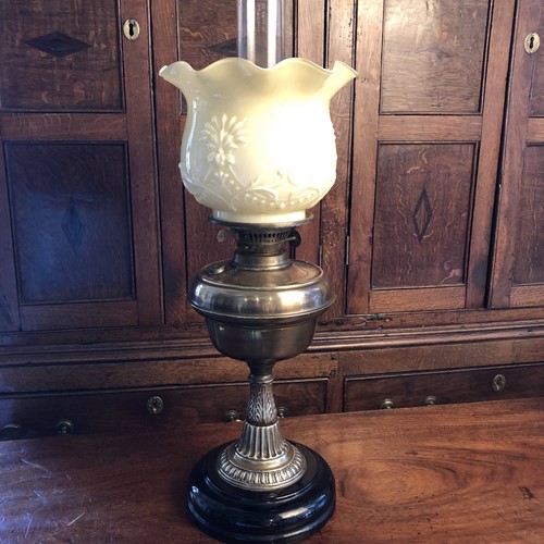 Large Victorian Oil Lamp