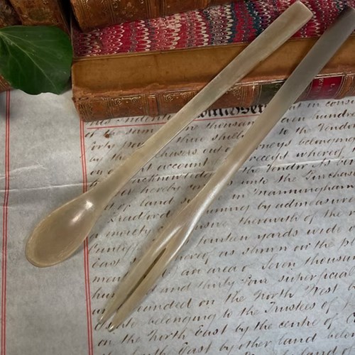 A Horn Spoon And Fork