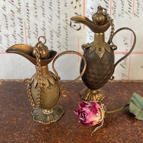 Pair Of 19Th Century Small Perfume Bottles