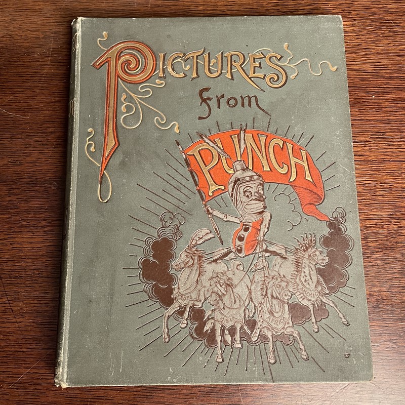A Hard Back Book Entitled Pictures from Punch 1895-collier-antiques-img-8092-1-main-637842473126558258.jpg