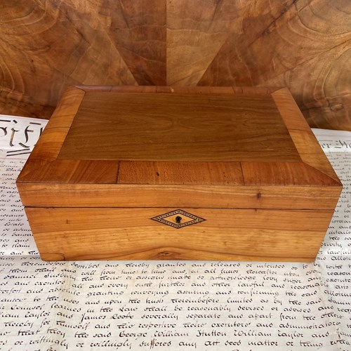 Walnut And Satin Wood Box