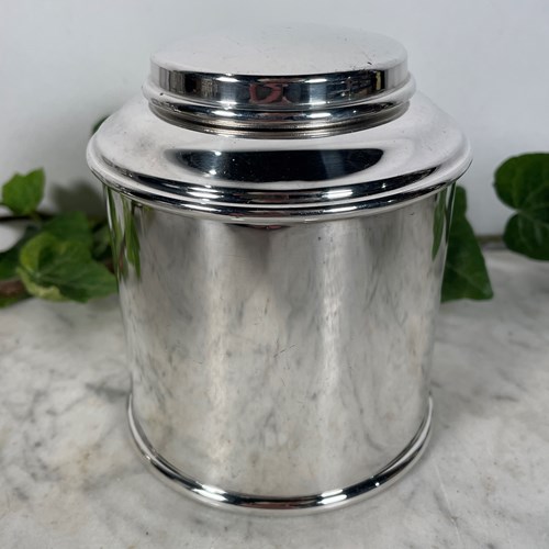 Silver Plated Tea Caddy