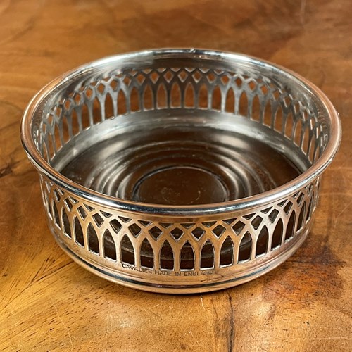 Small Silver Plated Coaster