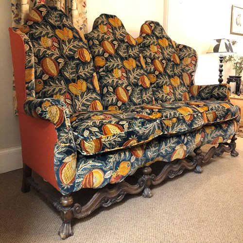 Large Carolean Style Sofa