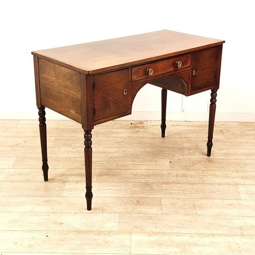 Antique Regency Period Solid Mahogany Hall Side Table