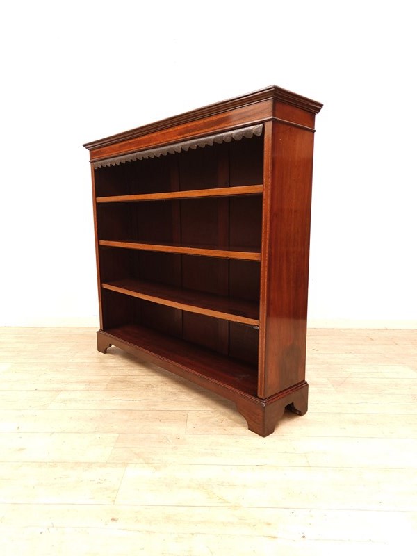 Antique Edwardian Solid Mahogany Inlaid Open Bookcase -daniel-lauren-antiques-img-20230830-124557200-main-638294282642665917.jpg