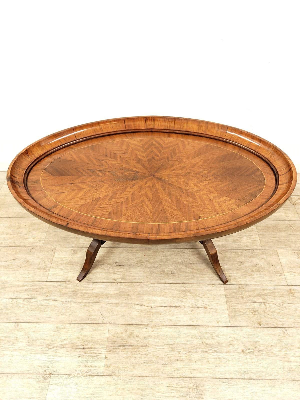 Sunburst side store table