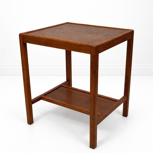 Vintage CC41 Utility Oak Side Table C.1940S WWII