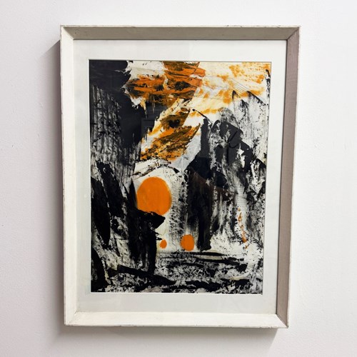 1970'S Abstract Oil Painting By Dorothea Allen