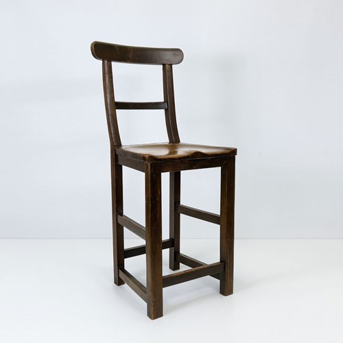 Antique Clerk’S High Chair By Cooke’S (Finsbury) Ltd London | Beech & Elm 