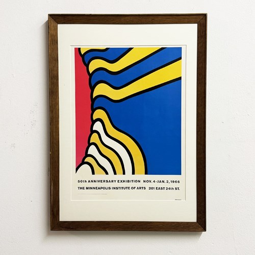 Minneapolis Institute Of Arts Exhibition Poster - Nicholas Krushenick - Pop Art