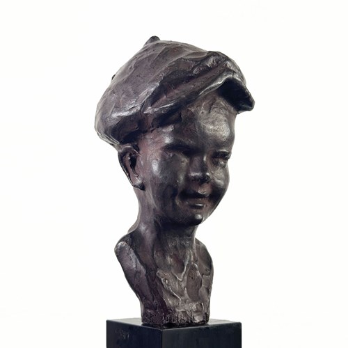 Sculpture Of A Bust By Ernest Patris