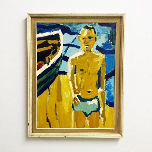 Boy With Rowboat – After David Park