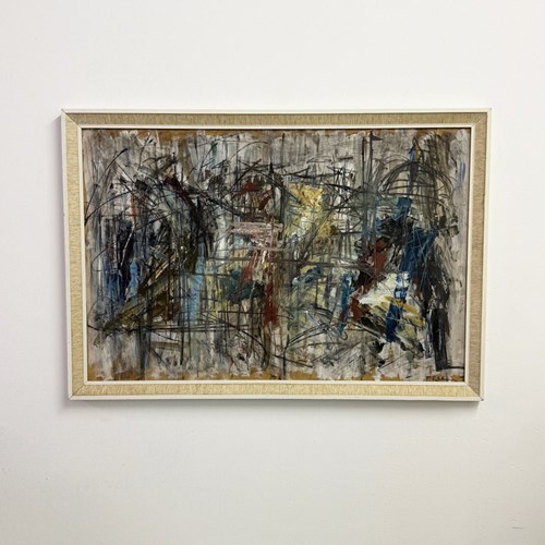 Felix Robbins - Large Abstract Oil Painting