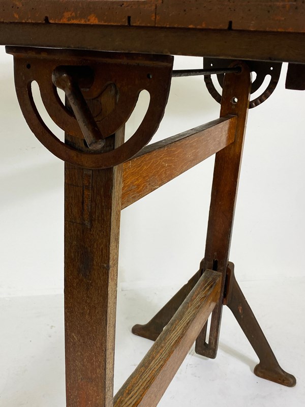 Antique Architect's Drawing Table / Bar Table-decorative-antiques-by-hamish-webster-img-1292-main-638359018596150219.jpg