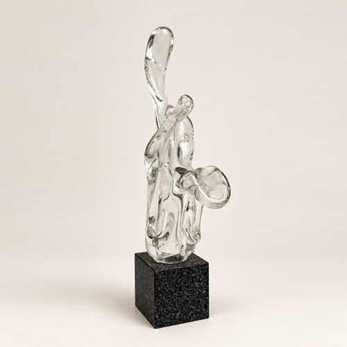 Italian Mid-Century Murano Glass Abstract Sculpture